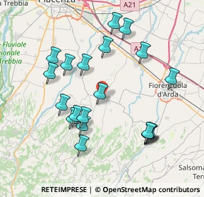 Mappa Via Aldo Moro, 29013 Carpaneto Piacentino PC, Italia (7.805)