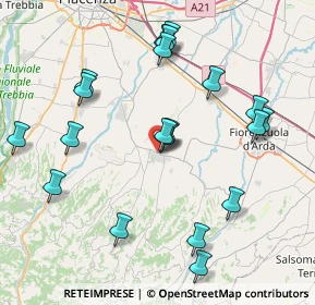 Mappa Via Aldo Moro, 29013 Carpaneto Piacentino PC, Italia (8.587)
