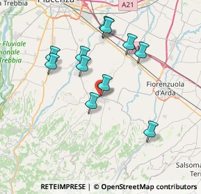 Mappa Via Aldo Moro, 29013 Carpaneto Piacentino PC, Italia (6.82545)
