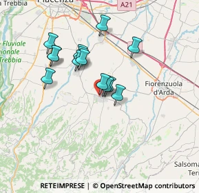 Mappa Via Aldo Moro, 29013 Carpaneto Piacentino PC, Italia (5.75143)