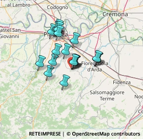 Mappa Via Aldo Moro, 29013 Carpaneto Piacentino PC, Italia (9.8005)