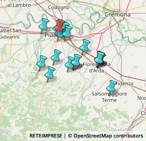 Mappa Via Aldo Moro, 29013 Carpaneto Piacentino PC, Italia (11.744)