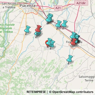 Mappa Via Roma, 29013 Carpaneto Piacentino PC, Italia (7.7775)