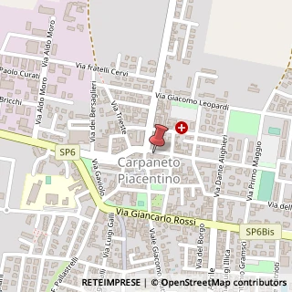 Mappa Via Guglielmo Marconi, 10, 29013 Carpaneto Piacentino, Piacenza (Emilia Romagna)