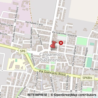 Mappa Via Guglielmo Marconi, 22, 29013 Carpaneto Piacentino, Piacenza (Emilia Romagna)