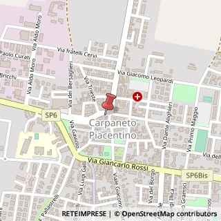 Mappa Via Guglielmo Marconi, 24, 29013 Carpaneto Piacentino, Piacenza (Emilia Romagna)