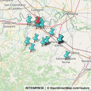 Mappa Piazza Oliveti, 29013 Carpaneto Piacentino PC, Italia (11.7575)