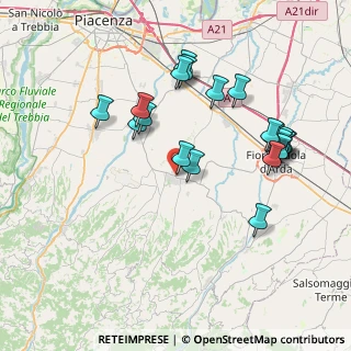 Mappa Piazza Oliveti, 29013 Carpaneto Piacentino PC, Italia (7.841)