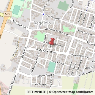 Mappa Viale G. Amendola, 33, 42046 Reggiolo, Reggio nell'Emilia (Emilia Romagna)
