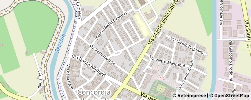 Mappa Concordia sulla Secchia
