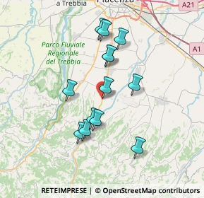 Mappa Via Giosuè Carducci, 29020 Vigolzone PC, Italia (6.26538)