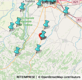 Mappa Via Giosuè Carducci, 29020 Vigolzone PC, Italia (11.2205)