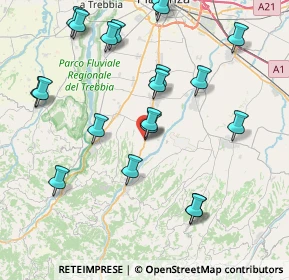 Mappa Via Giosuè Carducci, 29020 Vigolzone PC, Italia (9.051)