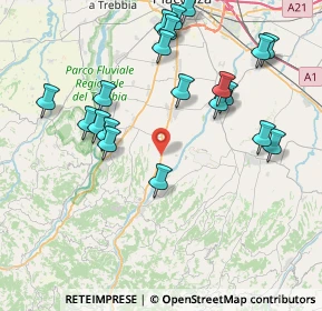 Mappa Via Giosuè Carducci, 29020 Vigolzone PC, Italia (8.683)