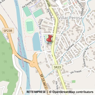 Mappa Viale Galileo Ferraris, 2, 10069 Villar Perosa, Torino (Piemonte)