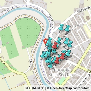 Mappa Via Corriera, 41033 Concordia Sulla Secchia MO, Italia (0.2025)