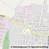 Mapa Carpaneto Piacentino
