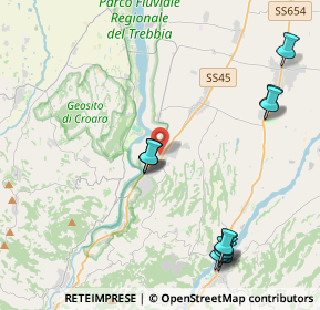 Mappa Via della Fornace, 29029 Rivergaro PC, Italia (4.81545)