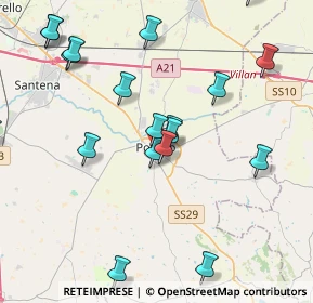 Mappa Via IV Marzo, 10046 Poirino TO, Italia (4.7975)