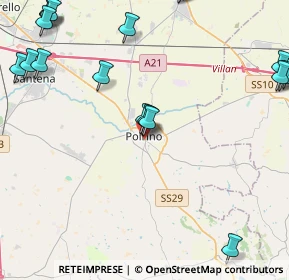 Mappa SP 131, 10046 Poirino TO, Italia (6.2645)