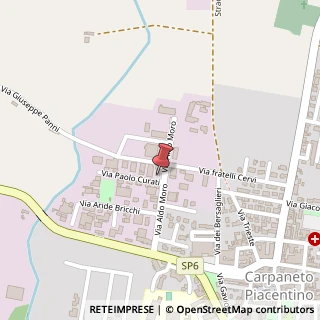 Mappa Via Aldo Moro, 7, 29013 Carpaneto Piacentino, Piacenza (Emilia Romagna)