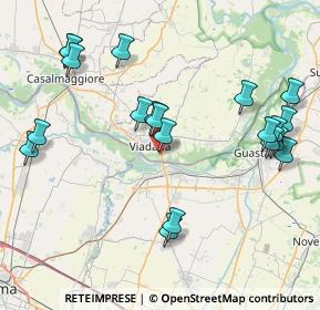 Mappa Via Al Ponte, 46019 Viadana MN, Italia (9.203)