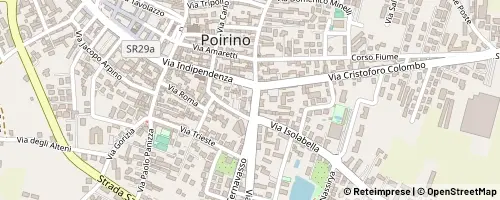 Mappa Poirino