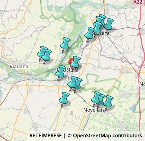 Mappa Via Donatori di Sangue, 42016 Guastalla RE, Italia (7.26813)