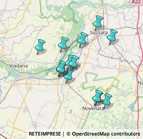 Mappa Via Donatori di Sangue, 42016 Guastalla RE, Italia (5.82143)