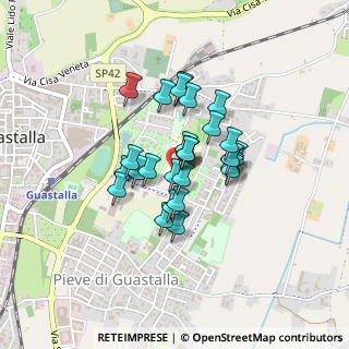 Mappa Via Donatori di Sangue, 42016 Guastalla RE, Italia (0.28571)