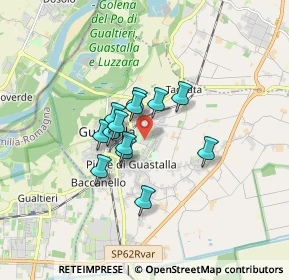Mappa Via Donatori di Sangue, 42016 Guastalla RE, Italia (1.13154)