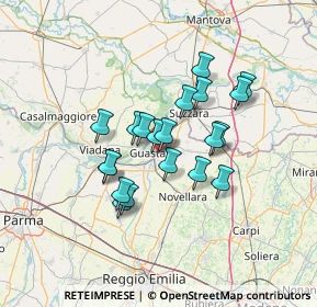 Mappa Via Donatori di Sangue, 42016 Guastalla RE, Italia (10.661)