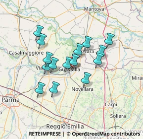 Mappa Via Donatori di Sangue, 42016 Guastalla RE, Italia (11.49133)