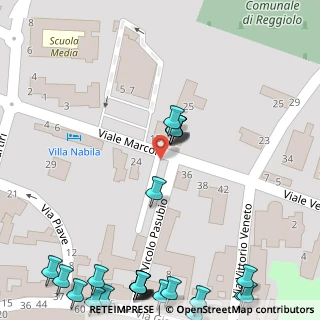 Mappa Viale Guglielmo Marconi, 42046 Reggiolo RE, Italia (0.076)