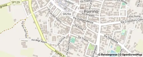 Mappa Poirino