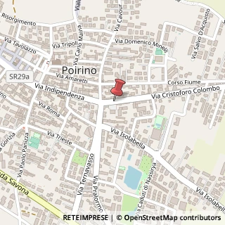 Mappa Via Cristoforo Colombo, 6, 10046 Poirino, Torino (Piemonte)