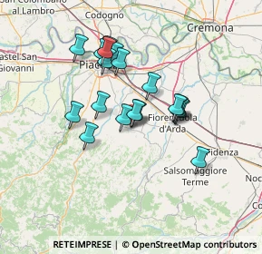 Mappa Via Fratelli Cervi, 29013 Carpaneto Piacentino PC, Italia (11.6385)