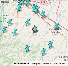 Mappa Via Fratelli Cervi, 29013 Carpaneto Piacentino PC, Italia (9.595)