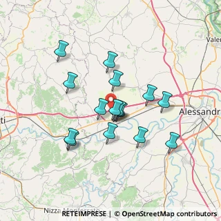 Mappa A21 Torino - Brescia, 15023 Felizzano AL, Italia (5.8525)