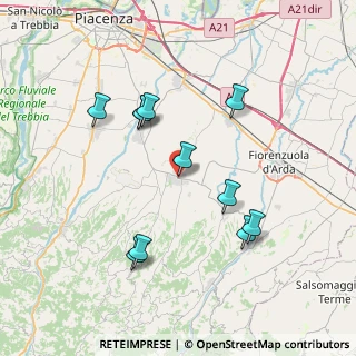 Mappa Via G. C. Rossi, 29013 Carpaneto Piacentino PC, Italia (7.26545)