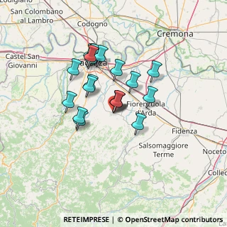 Mappa Via G. C. Rossi, 29013 Carpaneto Piacentino PC, Italia (11.079)