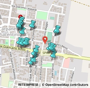 Mappa Via della Libertà, 29013 Carpaneto Piacentino PC, Italia (0.21852)