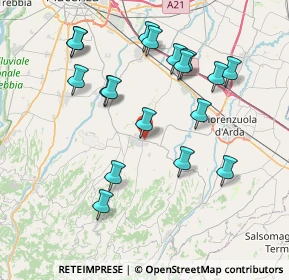 Mappa Via della Libertà, 29013 Carpaneto Piacentino PC, Italia (7.89556)