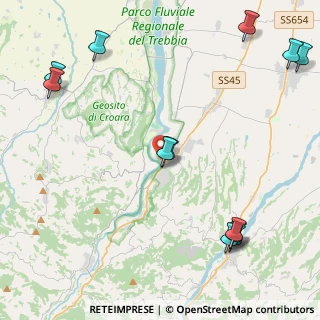 Mappa Via Alessandro Volta, 29029 Rivergaro PC, Italia (5.91667)