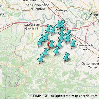Mappa Via Alessandro Volta, 29029 Rivergaro PC, Italia (10.1985)
