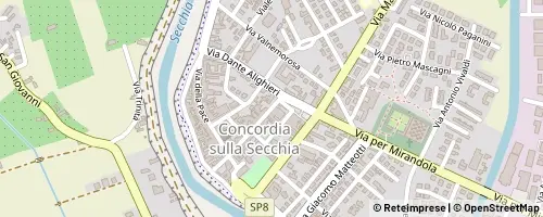 Mappa Concordia sulla Secchia