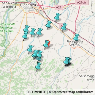 Mappa Via Luigi Galli, 29013 Carpaneto Piacentino PC, Italia (7.8095)
