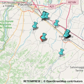 Mappa Via Luigi Galli, 29013 Carpaneto Piacentino PC, Italia (8.125)