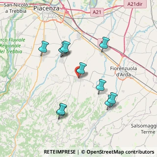 Mappa Via Luigi Galli, 29013 Carpaneto Piacentino PC, Italia (7.26455)