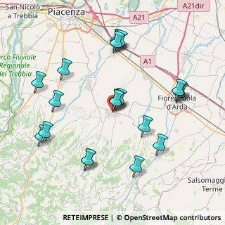 Mappa Via Luigi Galli, 29013 Carpaneto Piacentino PC, Italia (8.452)